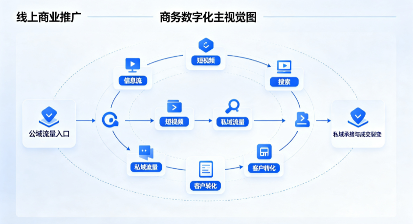 商水县线上商业推广怎么做？全域流量闭环搭建与低成本转化实战指南